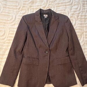 Vintage Oversized Women's Brown Blazer